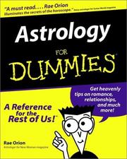 Cover of: Astrology for Dummies by Rae Orion