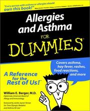 Cover of: Allergies and Asthma for Dummies | William Berger