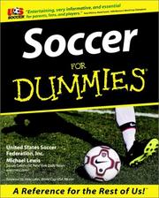 Cover of: Soccer for Dummies by Inc. United States Soccer Federation, Michael Lewis