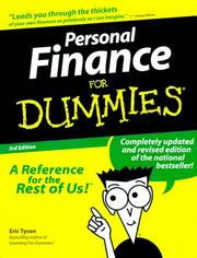 Cover of: Personal Finance for Dummies by Eric Tyson