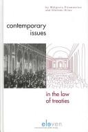 Cover of: Contemporary Issues in the Law of Treaties by Malgosia Fitzmaurice, Olufemi Elias