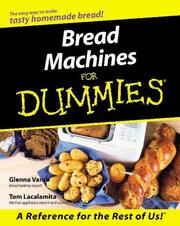 Cover of: Bread Machines for Dummies