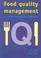 Cover of: Food quality management