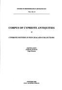Cover of: Cypriote Pottery in New Zealand Collections (Studies in Mediterranean Archaeology Vol. XX : 19 Corpus of Cypriote)