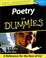 Cover of: Poetry for Dummies