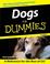 Cover of: Dogs for dummies