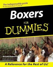Cover of: Boxers for Dummies by Richard Beauchamp