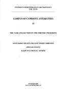 Cover of: Corpus of Cypriote Antiquities: The Vase Collection in the Odense University (Studies in Mediterranean Archaeology, 20)