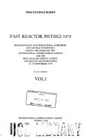 Cover of: Fast reactor physics 1979 by 