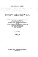 Cover of: Isotope hydrology, 1978 by International Symposium on Isotope Hydrology (1978 Neuherberg, Germany)