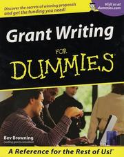 Cover of: Grant Writing for Dummies | Beverly A. Browning