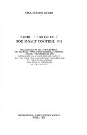 Cover of: Sterility Principle for Insect Control (IAEA Proceedings Series)