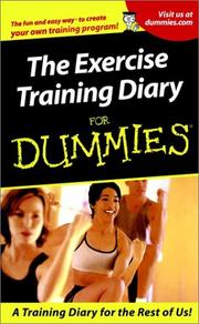 Cover of: The Exercise Training Diary for Dummies