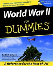 Cover of: World War II for Dummies by Keith D. Dickson