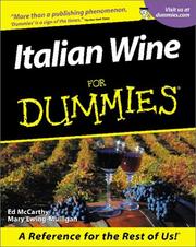 Cover of: Italian Wine for Dummies