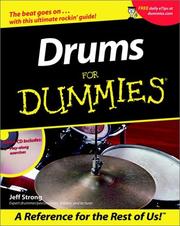 Drums for dummies by Jeff Strong