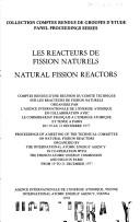 Cover of: Natural Fission Reactions (Panel Proceedings)