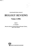 Cover of: Soviet Scientific Reviews. Section D: Biology Reviews, Vol 2, 1981. Ed by V.P. Skulachev