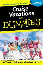 Cover of: Cruise Vacations for Dummies 2002 by Fran Wenograd Golden