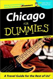 Cover of: Chicago for Dummies