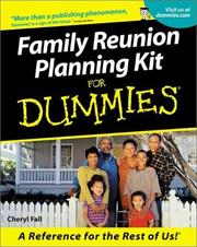 Cover of: Family reunion planning kit for dummies