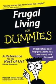 Frugal living for dummies by Deborah Taylor-Hough
