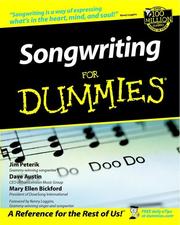 Cover of: Songwriting for Dummies by Jim Peterik, Dave Austin, Mary Ellen Bickford