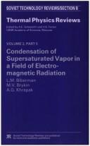 Cover of: Condensation of Supersaturated Vapor in a Field of Electromagnetic Radiation