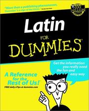 Cover of: Latin for dummies