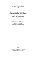 Cover of: Ägyptische Mythen und Mysterien.
