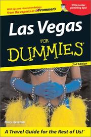 Cover of: Las Vegas for Dummies, Second Edition by Mary Herczog
