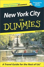 Cover of: New York City for Dummies, Second Edition