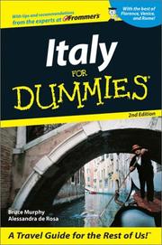 Cover of: Italy for Dummies, Second Edition by Bruce Murphy, Alessandra de Rosa