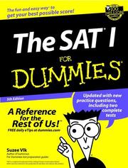 The SAT I for dummies by Suzee Vlk