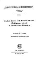 Cover of: Tortula Hedwigeia Sectim: Rurales De Not : (Pottiacheae, Musci in Der Oestlichen Holarktis)