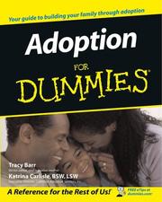 Cover of: Adoption for dummies by Tracy L. Barr