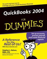 Cover of: QuickBooks 2004 for Dummies