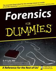 Forensics for dummies by D. P. Lyle