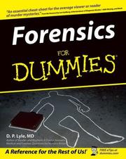 Cover of: Forensics for dummies by D. P. Lyle