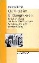 Cover of: Qualität im Bildungswesen.