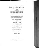 Cover of: Die Urkunden der Merowinger. Diplomata regum Francorum e stirpe Merovingica.