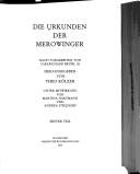 Cover of: Die Urkunden der Merowinger