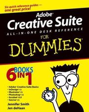 Cover of: Adobe Creative Suite all-in-one desk reference for dummies | Jennifer Smith