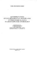 Interpretation of environmental isotope and hydrochemical data in groundwater hydrology by International Atomic Energy Agency