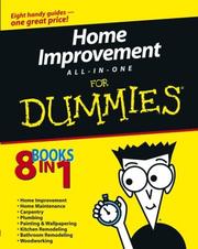Cover of: Home improvement all-in-one for dummies