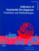 Cover of: Indicators of sustainable development: guidelines and methodologies.