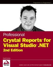 Cover of: Professional Crystal Reports for Visual Studio .NET