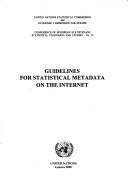 Cover of: Guidelines for statistical metadata on the internet