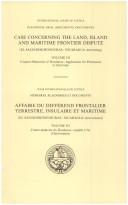 Cover of: Case Concerning the Land, Island and Maritime Frontier Dispute (El Salvador/Honduras: Nicaragua Intervening) =: Affaire Du Differend Frontalier Terres ... Et Documents / Cour Internationale de)