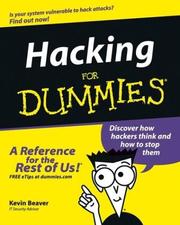 Cover of: Hacking for Dummies by Kevin Beaver